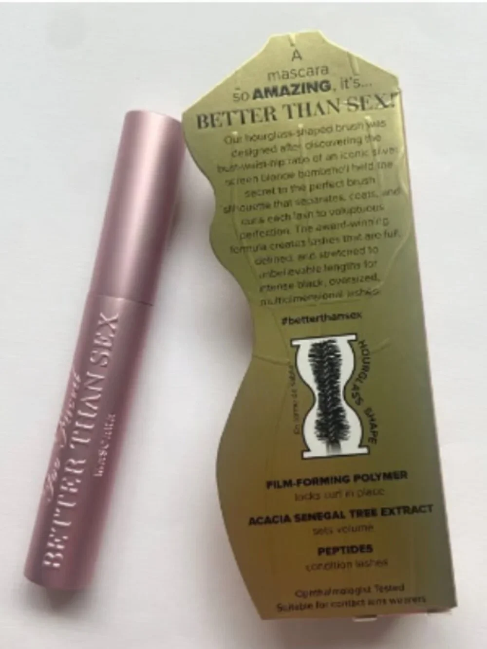 NEW Too Faced Better Than Sex Volumizing & Lengthening Mascara Black 8mL